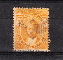 Zanzibar   -   1922.  Sultan. 3 C. Yellow - Zanzibar (...-1963)