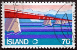 Iceland 1978   Road Construction, Bridge  MiNr.534 ( Lot B 1686 ) - Usados