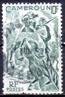 CAMEROUN 1946 Lamido Horseman - 10f  - Green FU - Oblitérés