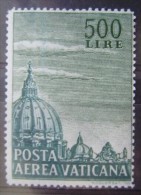 VATICANO - IVERT AEREOS Nº 33 - NUEVOS (**) BASILICA SAN PEDRO - GOMA AMARILLA - Usados