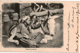 Carte Postale Ancienne D´EGYPTE - SOMMEIL PROFOND - Persons