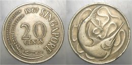 20 Cents 1967 - Singapour