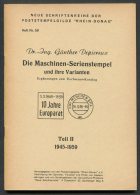 Die Maschinen Serienstempel Catalogue Rhein-Donau Teil 2 1945-59 - Oblitérations