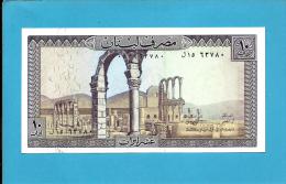 LEBANON - 10 LIVRES - 1986 - P 63.f - UNC. - 2 Scans - Libanon