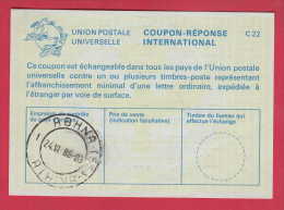 177232 / 1986 - Athens ATHINA - COUPON REPONSE INTERNATIONAL Greece Grece Griechenland Grecia Stationery - Postwaardestukken