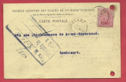 Aiseau - Glaces Ste Marie D' Oignies - Carte Publicitaire - 1910 (voir Verso) - Aiseau-Presles