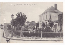 BEAUVOIR Sur MER. - La Mairie.  Superbe Cliché - Beauvoir Sur Mer