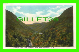 WHITE MOUNTAINS, NH - CRAWFORD NOTCH FROM ELEPHANT'S HEAD - TRAVEL 1922 - PUB. GREEN MOUNTAIN CARD CO - - White Mountains