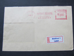 BRIEF Frankotype Postfreistempel 1967 Bridlicna Kovohute  /// T5658 - Briefe U. Dokumente