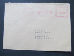 BRIEF Frankotype Postfreistempel 1967 POLICE N.M. Kovopol  /// T5650 - Briefe U. Dokumente