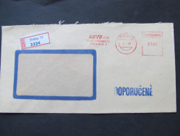 BRIEF Frankotype Postfreistempel 1967 PRAHA Kovo PZO /// T5648 - Briefe U. Dokumente