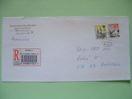 Slokakia 2001 Registered Cover To Bratislava - Church - Lettres & Documents