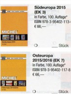 MICHEL South/East-Europe Catalogue 2016 New 132€ Part 3+7 AL I Fiume YU KRO Malta SRB Vatikan PL Russia USSR UA Moldawia - Sonstige & Ohne Zuordnung