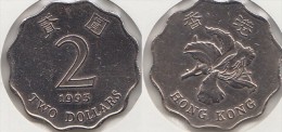 Hong Kong 2 Dollars 1993 Km#64 - Used - Hongkong