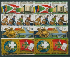 Burundi 1974 UPU 1069/84 A Postfrisch (G5077) - Nuevos