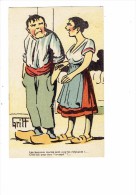 Illustrateur GRIFF - Femme Homme / Jeunes Mariés Comme éléphants C'est Fait Pour être Trompé ....série 470 - 1928 - Griff
