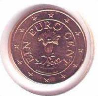 ** 1 CENT AUTRICHE 2002 PIECE NEUVE ** - Austria