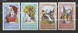 ST. KITTS NEVIS ANGUILLA 1975 - EASTER - CPL. SET - MNH MINT NEUF NUEVO - San Cristóbal Y Nieves - Anguilla (...-1980)