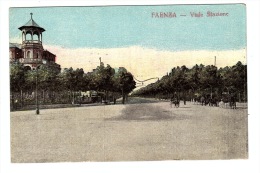 FAENZA - Viale Stazione - Carte Colorisée / Colored Card - Faenza