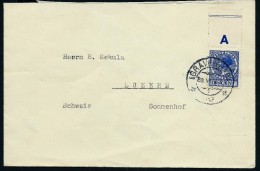 PAYS BAS - Enveloppe De Gravenhage Pour La Suisse En En 1924 - Aff Issus De Rouleaux Bdf - à Voir - P7912 - Covers & Documents