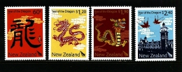 NEW ZEALAND - 2012  YEAR OF THE DRAGON  SET  MINT NH - Nuevos