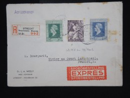 PAYS - BAS - Enveloppe En Recommandée Et En Exprès De Utrecht Pour La France En 1946  - à Voir - Lot P7969 - Cartas & Documentos