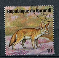 (CL 7 - P25) Burundi Ob N° 665 ( Ref. Michel Au Dos) - Fennec - - Neufs