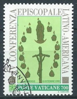 1992 VATICANO USATO EPISCOPATO LATINO AMERICANO - X7 - Used Stamps