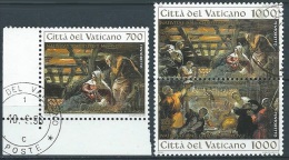 1994 VATICANO USATO NATALE - X7 - Used Stamps