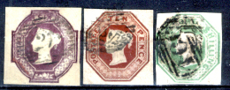 Gran-Bretagna-068 - 1847-54 - Y&T N.5/7 (o) - Privi Di Difetti Occulti. - Used Stamps