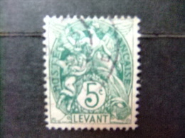 LEVANT 1902 Yvert Nº 13 º FU - Used Stamps