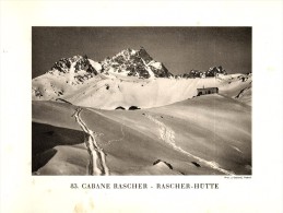 Original Ansicht/ Photographie Von 1927 , Rascher - Hütte , Madulein , Zuoz , Ca. 20x13 , Berghütte !!! - Zuoz