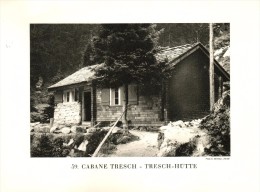 Original Ansicht/ Photographie Von 1927 , Tresch - Hütte , Gurtnellen , Albis , Ca. 20x13 , Berghütte !!! - Gurtnellen
