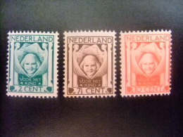 PAYS BAS NEDERLAND 1924 Yvert Nº 159 /161 ** MNH - Nuevos