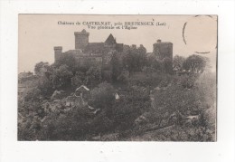 Carte Postale CHATEAU DE CASTELNAU Pràs BRETENOUX  VUE GENERALE DE L EGLISE  LOT - Bretenoux