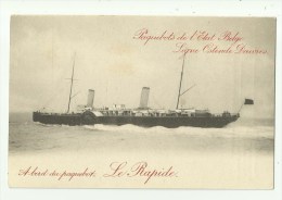 Oostende  *   Paquebots  De L'Etat Belge (Ligne Ostende - Douvres)  -  Le Rapide - Cartes Paquebot