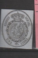 ESPAGNE SERVICE N° 8 1L BLEU GRIS NOIR SUR COULEUR NEUF AVEC CHARNIERE - Service