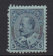 Canada Used Scott #91 5c Edward VII - Usados