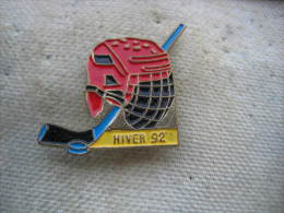 Pin´s Hockey Sur Glace, Hiver 92 - Skating (Figure)