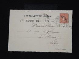 FRANCE - Carte Lettre Du Camp De La Courtine En 1930 - à Voir - Lot P8281 - Militaire Stempels Vanaf 1900 (buiten De Oorlog)