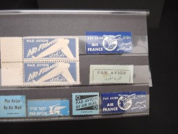 FRANCE - Lot De 8 étiquettes Par Avion - à Voir - Lot P8284 - 1927-1959 Storia Postale
