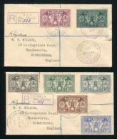NEW HEBRIDES REGISTERED WEAPONS AND IDOLS 1927 - Brieven En Documenten