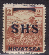 Yugoslavia 1918. Croatia-SHS-ERROR, "DOUBLE OVPT", MNH(**) - Nuovi