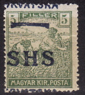 Yugoslavia 1918. Croatia-SHS-ERROR, SHIFTED OVPT, MNH(**) - Nuovi