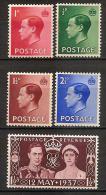 Great Britain 1936/37 - King Edward VIII And King George VI - Ungebraucht