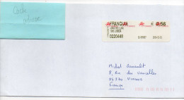 Portugal-2004--Lettre Du Portugal (FRANQUIA) Pour La France --vignette Affranchissement  0.56€ - Cartas & Documentos