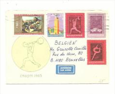 BULGARIE : Affranchissement Composé Sur Lettre Pour La Belgique - Lettres & Documents