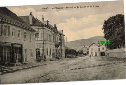 Carte Postale Ancienne De ANOULD – LE CENTRE ET LA MAIRIE - Anould