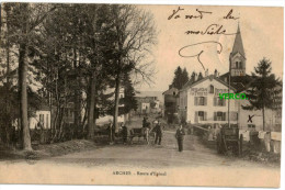 Carte Postale Ancienne De ARCHES – ROUTE D'EPINAL - Arches