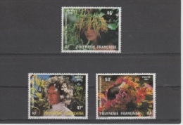 (S1206) FRENCH POLYNESIA, 1984 (Polynesian Crowns - Flower Garlands). Complete Set. Mi ## 410-412. MNH** - Unused Stamps